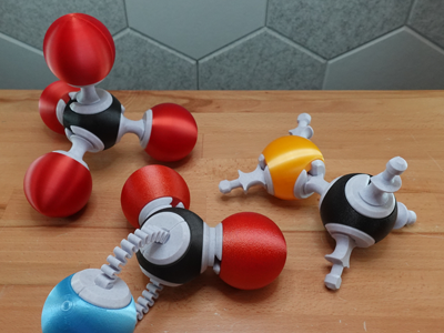 Giant Molecular Model Kit 3d Printy